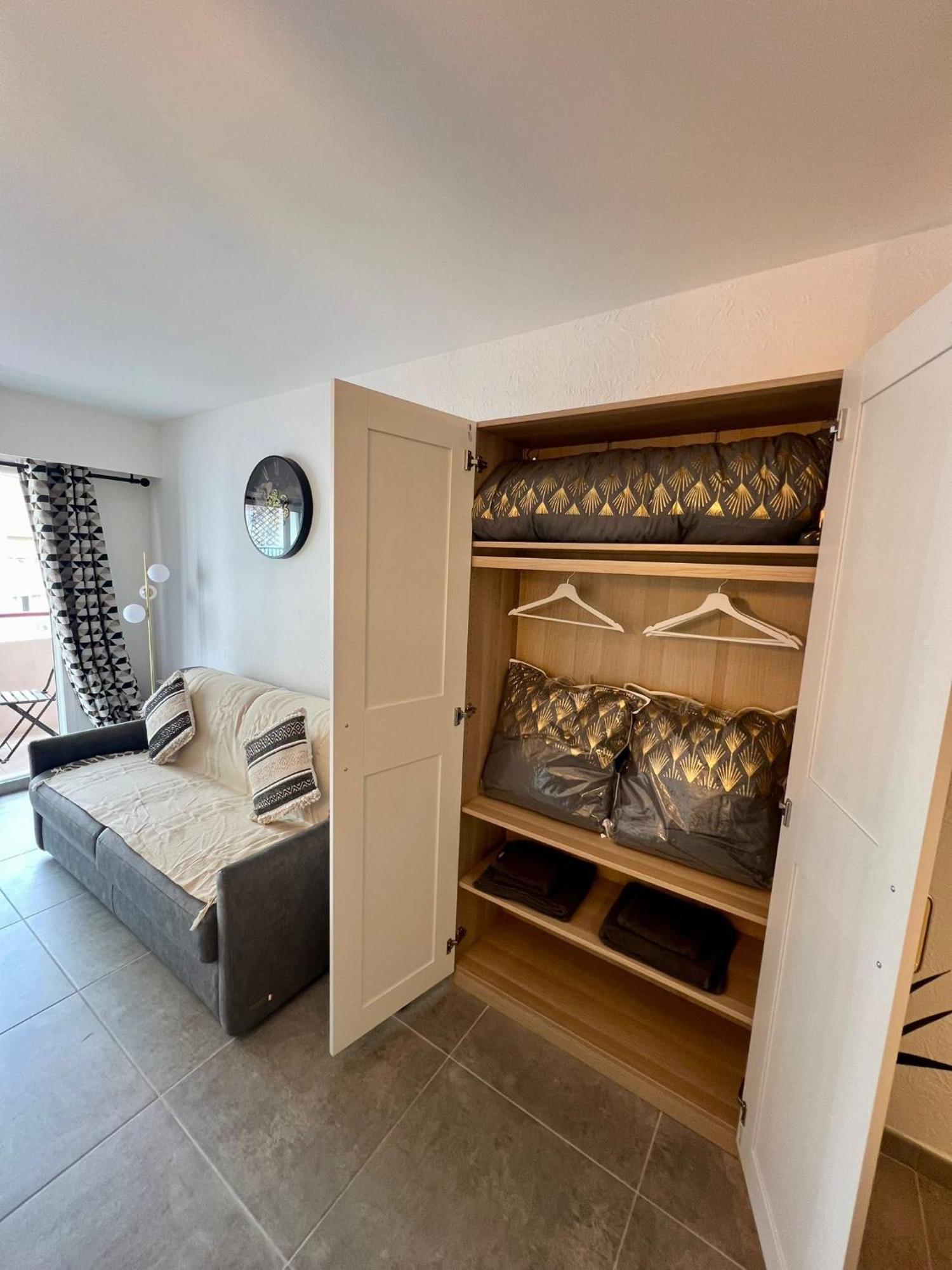 Studio Climatise, Cosy Et Calme Au Centre Ville Antibes Kültér fotó